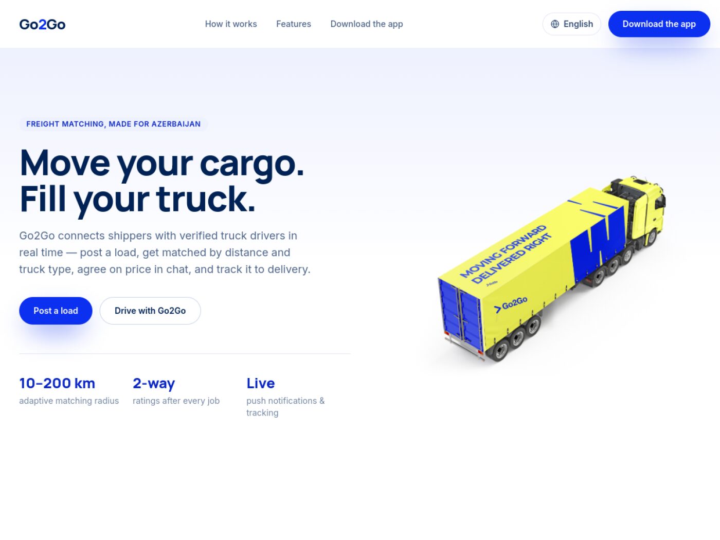 Go2Go — homepage screenshot