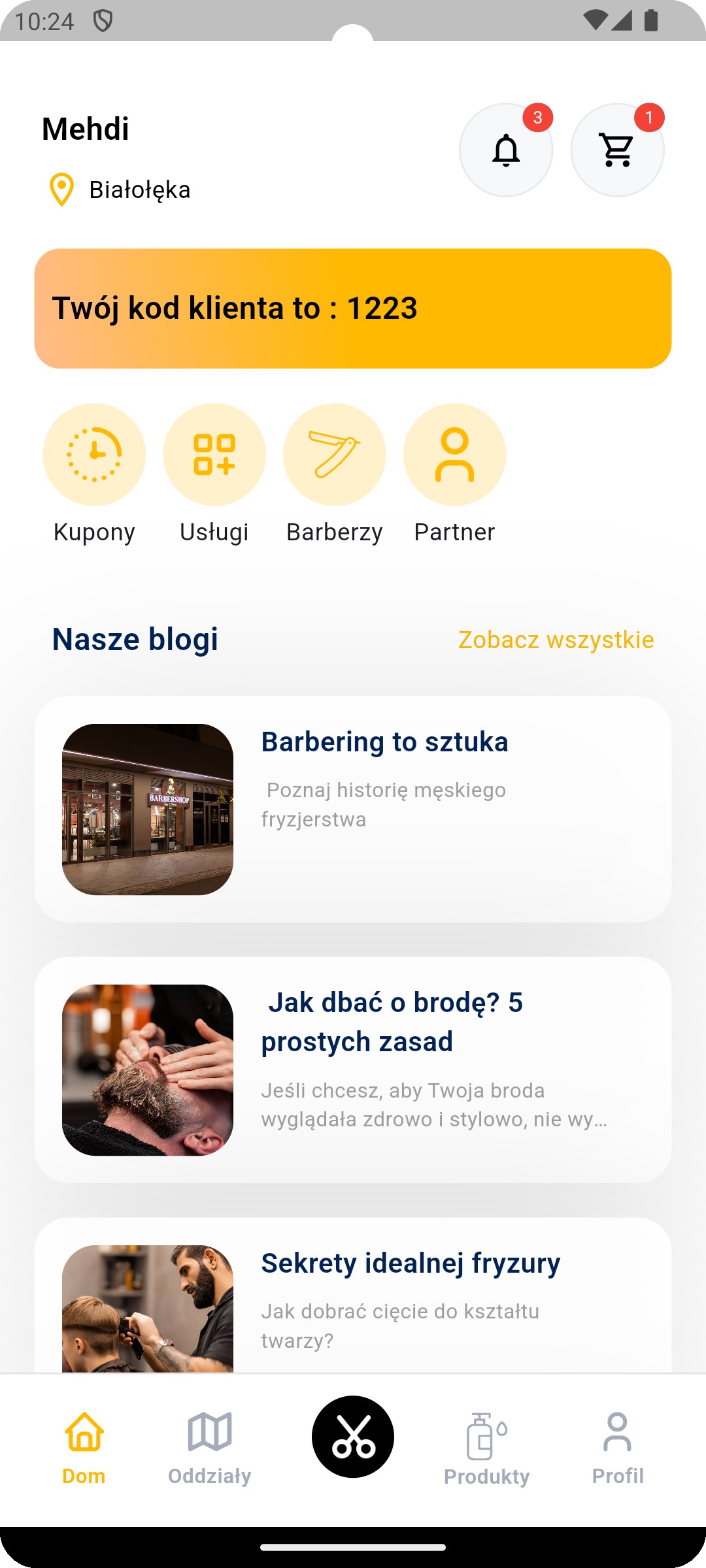 Legacy Barbershop — app screenshot 1 of 2