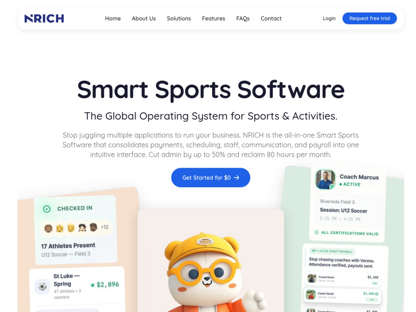 NRICH — homepage screenshot
