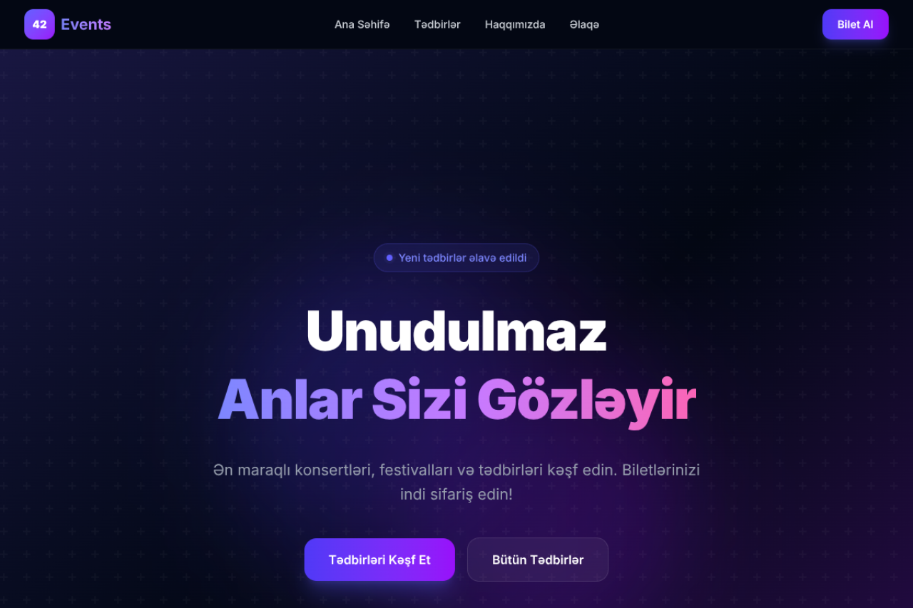 42 Events — Event Management Platform