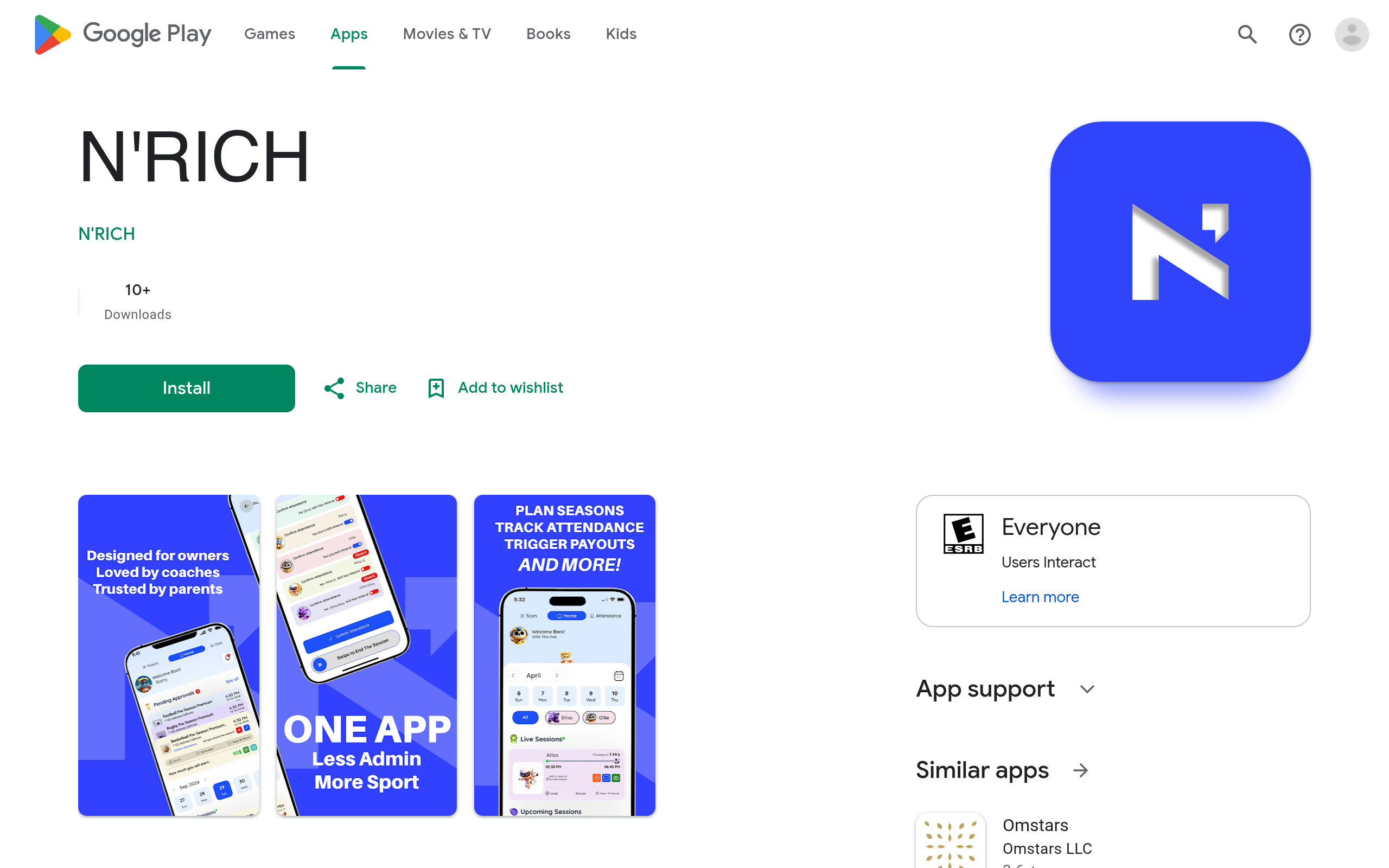 N'RICH — App for Parents